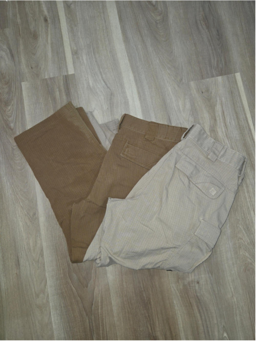 5.11 Tactical Men's Cargo Pants Bundle Waist 34 Beige and Brown